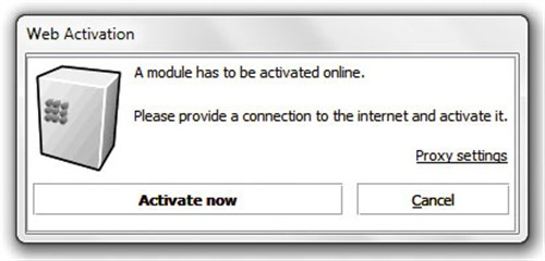 Activation Screen